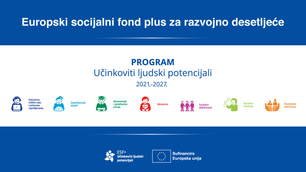 Najava konferencije „Europski socijalni fond plus za razvojno desetljeće“