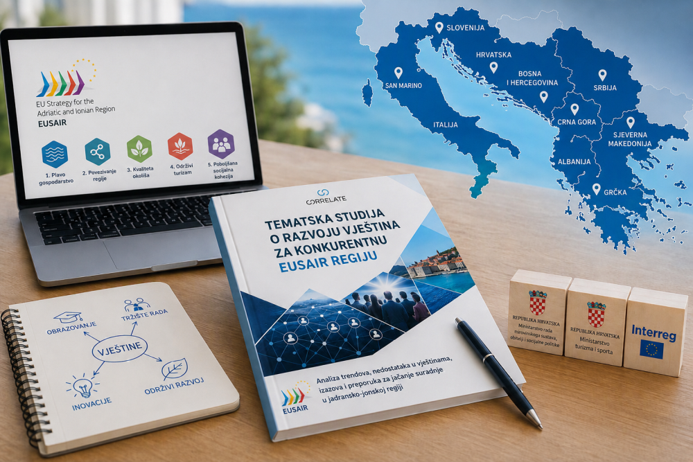 Provedena tematska studija o razvoju vještina za konkurentnu EUSAIR regiju