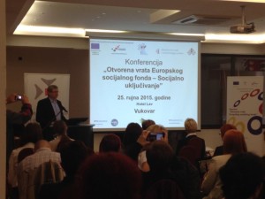 U Vukovaru održana konferencija „Otvorena vrata Europskog socijalnog fonda –  Socijalno uključivanje“